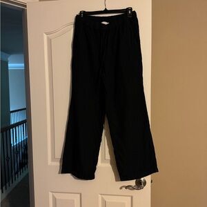 Caslon Black Elastic Waist Drawstring Pants